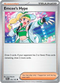 2025 Pokemon: SV10: Destined Rivals (DRI) - Emcee's Hype - 163/182 (#163/182, Common) (Reverse Holofoil, Near Mint)