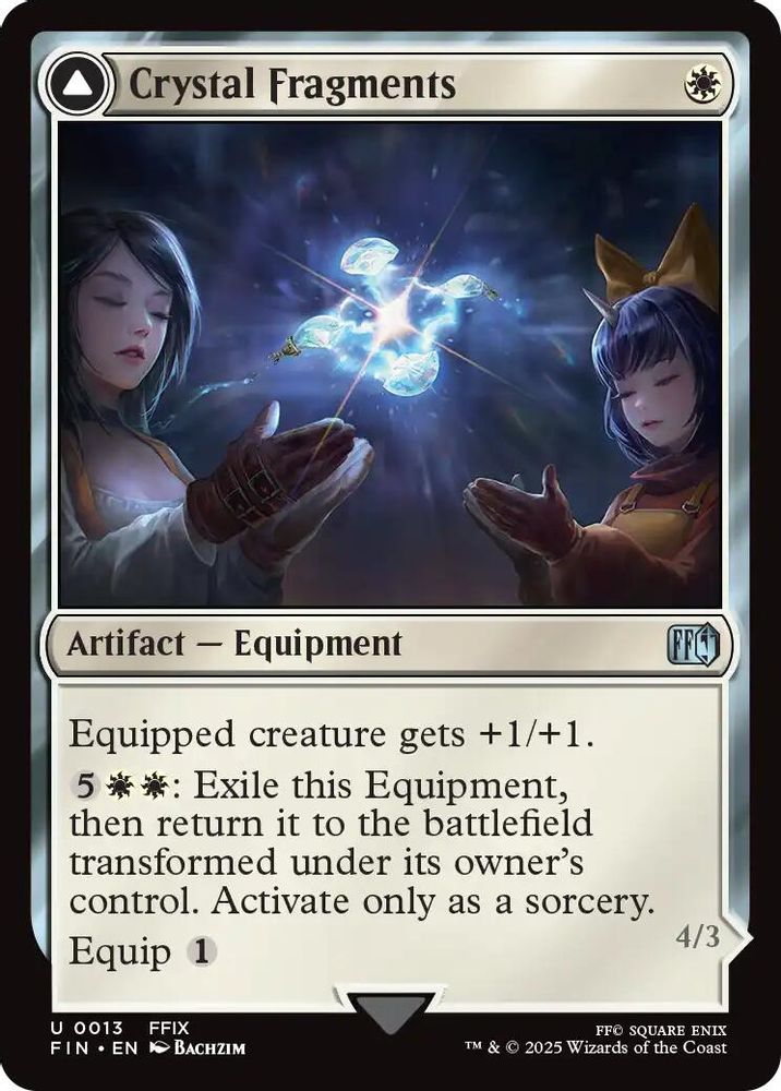 2025 Magic: The Gathering: FINAL FANTASY (FIN) - Crystal Fragments (#13, Uncommon) (, Near Mint)