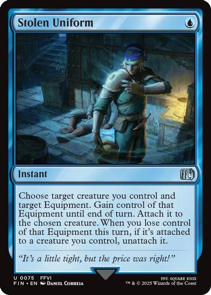 2025 Magic: The Gathering: FINAL FANTASY (FIN) - Stolen Uniform (#75, Uncommon) (, Near Mint)