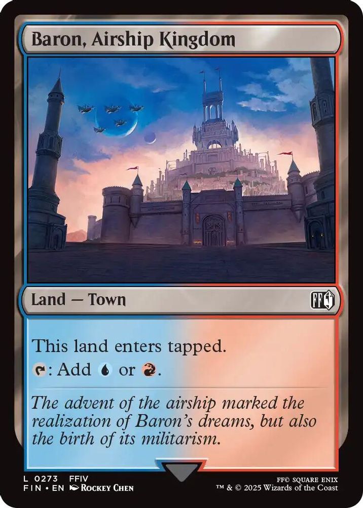 2025 Magic: The Gathering: FINAL FANTASY (FIN) - Baron Airship Kingdom (#273, Land) (, Near Mint)
