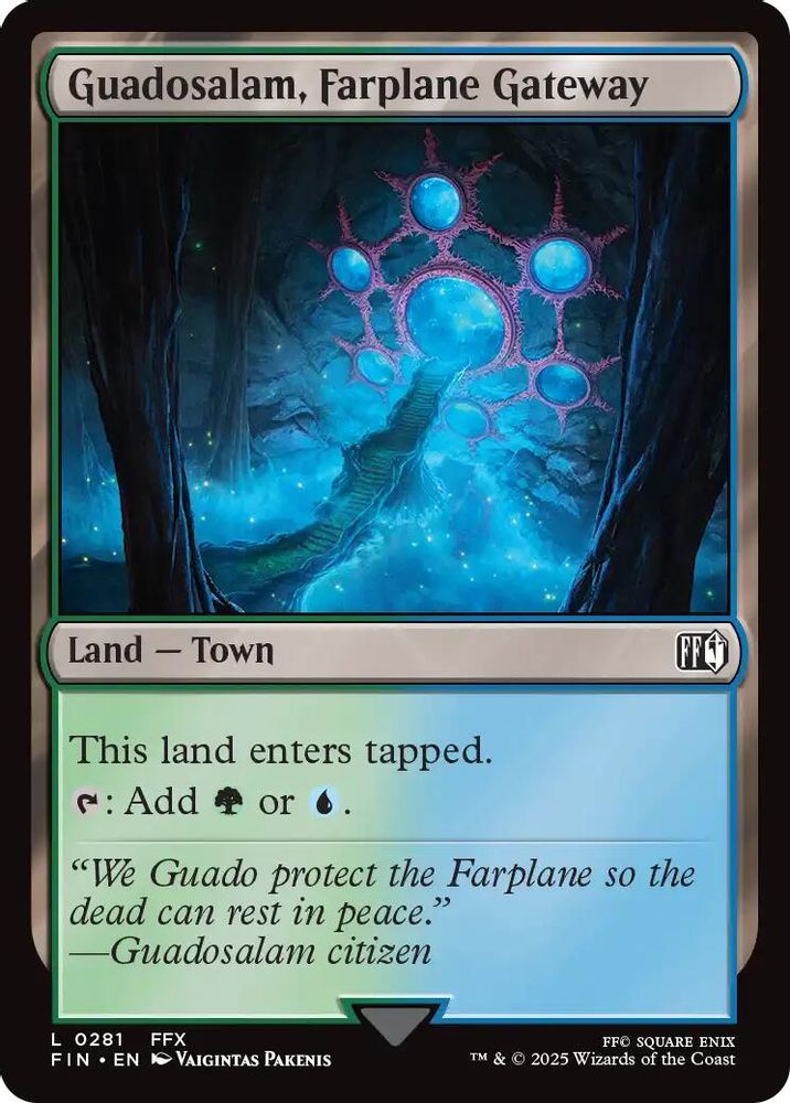 2025 Magic: The Gathering: FINAL FANTASY (FIN) - Guadosalam Farplane Gateway (#281, Land) (, Near Mint)