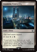 2025 Magic: The Gathering: FINAL FANTASY (FIN) - Insomnia Crown City (#282, Land) (, Near Mint)