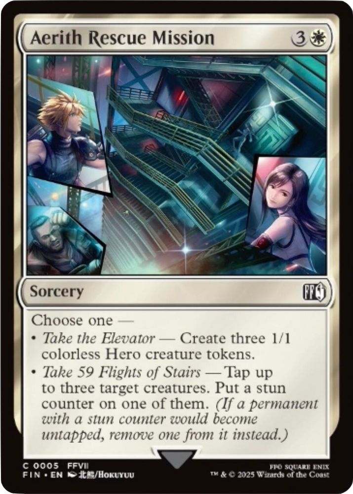 2025 Magic: The Gathering: FINAL FANTASY (FIN) - Aerith Rescue Mission (#5, Common)