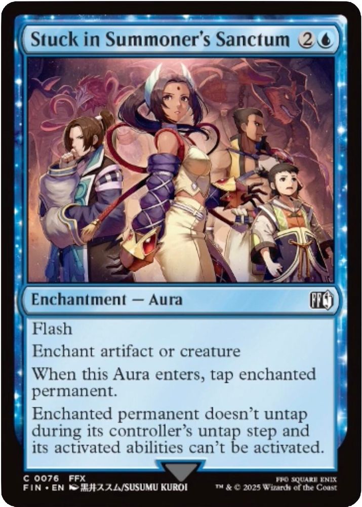 2025 Magic: The Gathering: FINAL FANTASY (FIN) - Stuck in Summoners Sanctum (#76, Common) (, Near Mint)