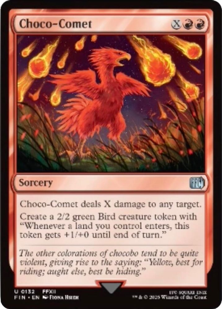 2025 Magic: The Gathering: FINAL FANTASY (FIN) - Choco-Comet (#132, Uncommon) (, Near Mint)