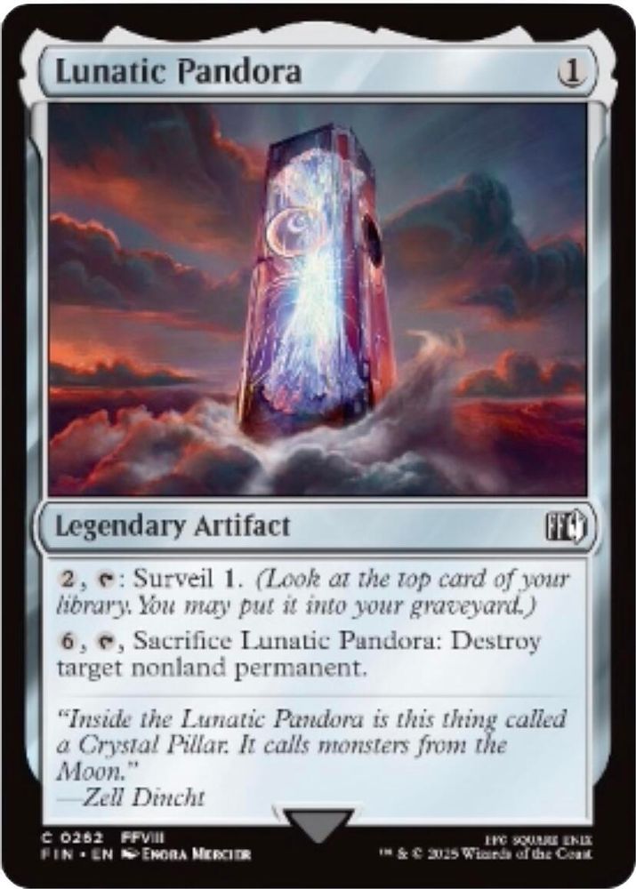 2025 Magic: The Gathering: FINAL FANTASY (FIN) - Lunatic Pandora (#262, Common) (, Near Mint)