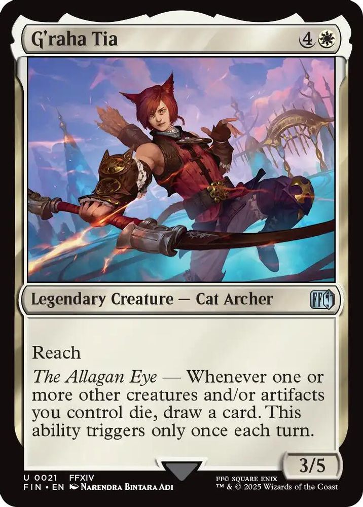 2025 Magic: The Gathering: FINAL FANTASY (FIN) - Graha Tia (#21, Uncommon) (, Near Mint)