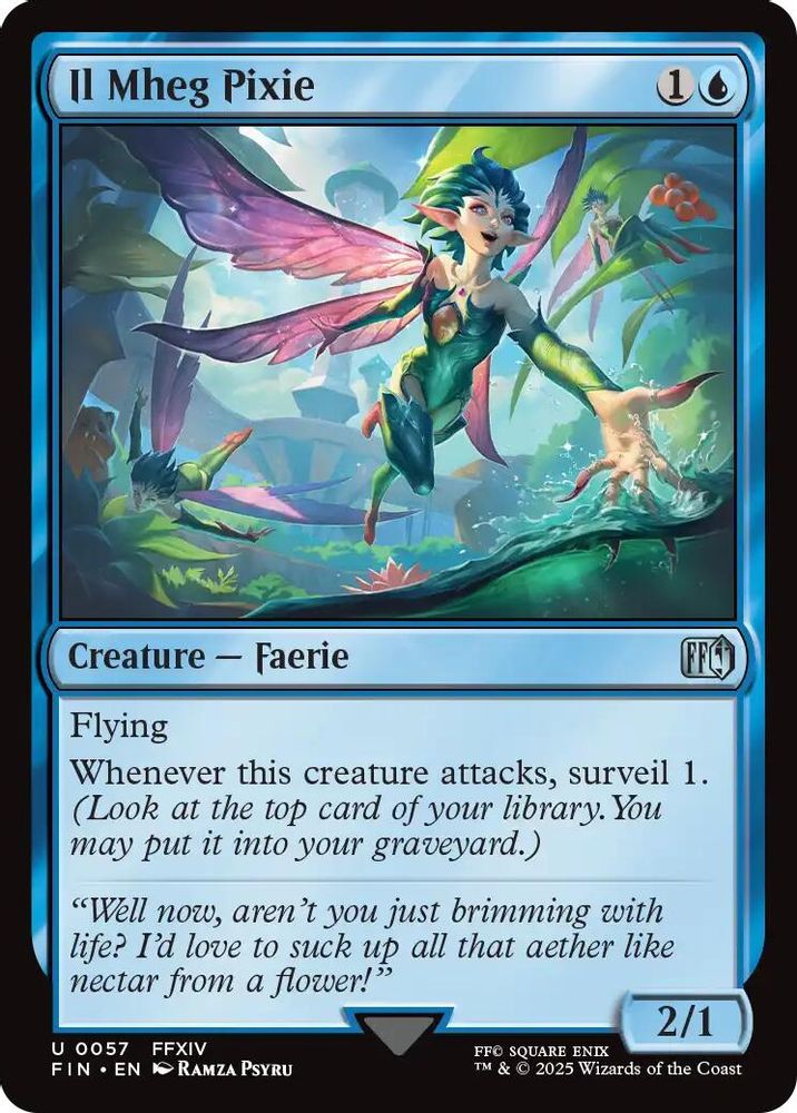 2025 Magic: The Gathering: FINAL FANTASY (FIN) - Il Mheg Pixie (#57, Uncommon) (, Near Mint)