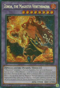 2025 YuGiOh: Battles of Legend: Monster Mayhem (BLMM) - Zoroa the Magistus Verethragna (#BLMM-EN045, Secret Rare) (1st Edition, Near Mint)