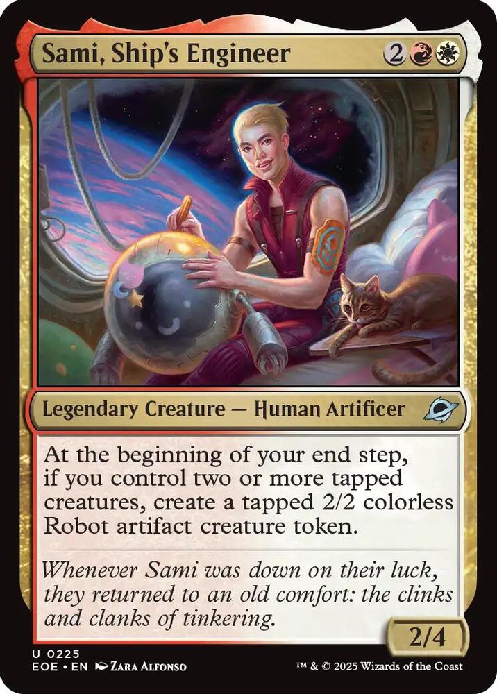 2025 Magic: The Gathering: Edge of Eternities (EOE) - Sami Ships Engineer (#225, Uncommon)