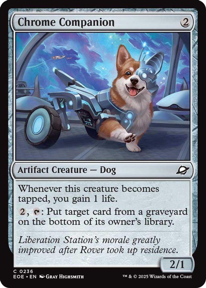 2025 Magic: The Gathering: Edge of Eternities (EOE) - Chrome Companion (#236, Common) (, Near Mint)