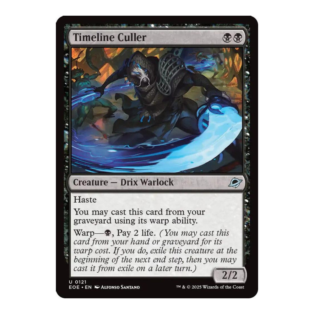2025 Magic: The Gathering: Edge of Eternities (EOE) - Timeline Culler (#121, Uncommon) (, Near Mint)