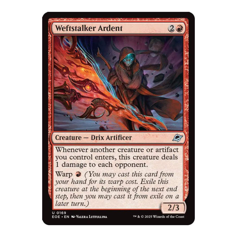 2025 Magic: The Gathering: Edge of Eternities (EOE) - Weftstalker Ardent (#169, Uncommon) (, Near Mint)