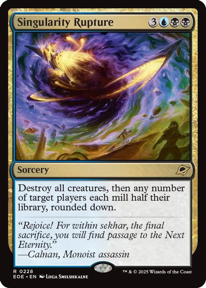 2025 Magic: The Gathering: Edge of Eternities (EOE) - Singularity Rupture (#228, Rare) (, Near Mint)