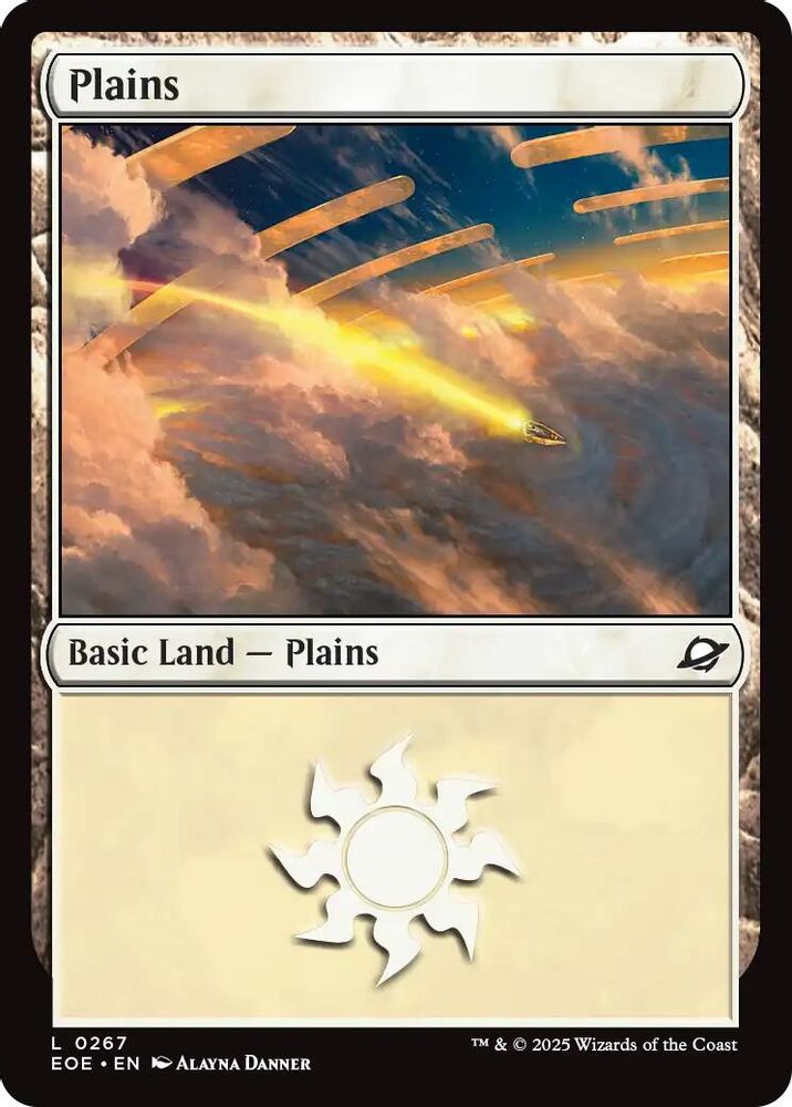2025 Magic: The Gathering: Edge of Eternities (EOE) - Plains 0267 (#267, Land) (, Near Mint)