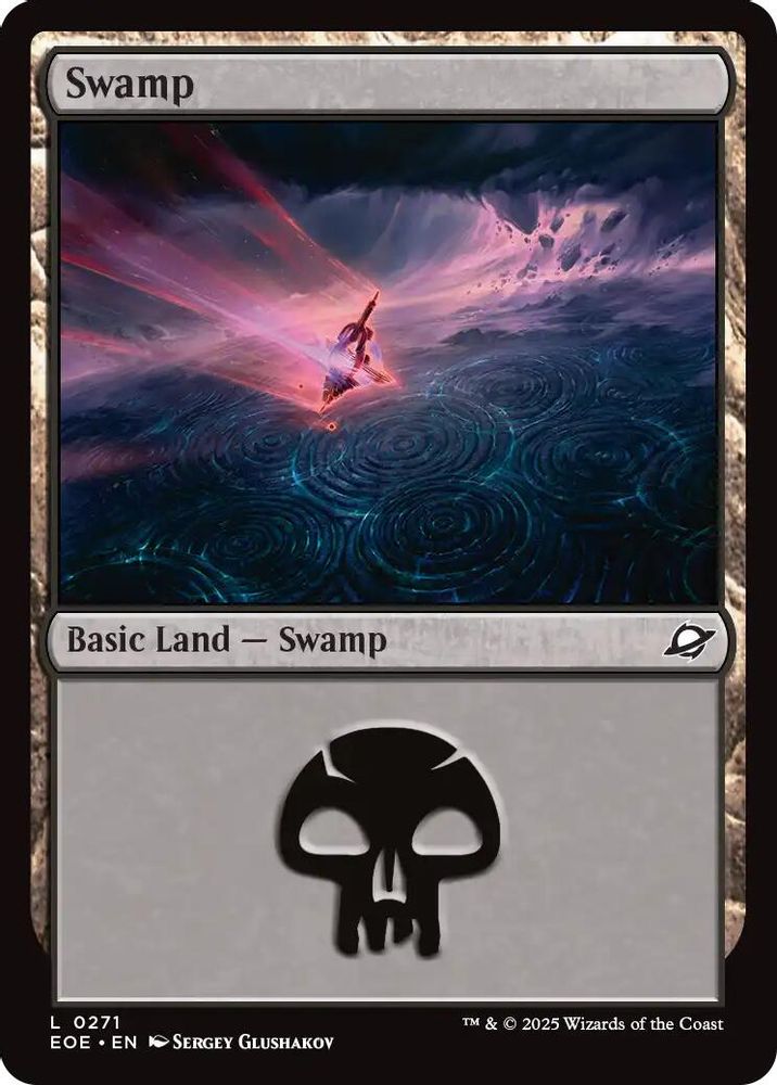 2025 Magic: The Gathering: Edge of Eternities (EOE) - Swamp 0271 (#271, Land) (, Near Mint)