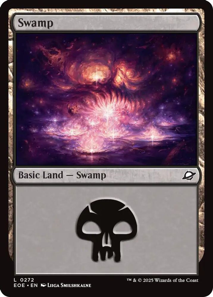 2025 Magic: The Gathering: Edge of Eternities (EOE) - Swamp 0272 (#272, Land) (, Near Mint)