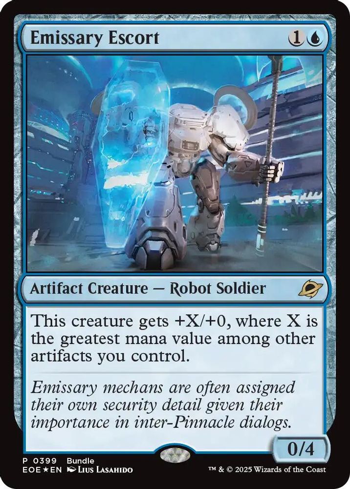 2026 Magic: The Gathering: Unique and Miscellaneous Promos (UMP) - Emissary Escort (EOE Bundle) (#399, Promo) (Foil, Near Mint)