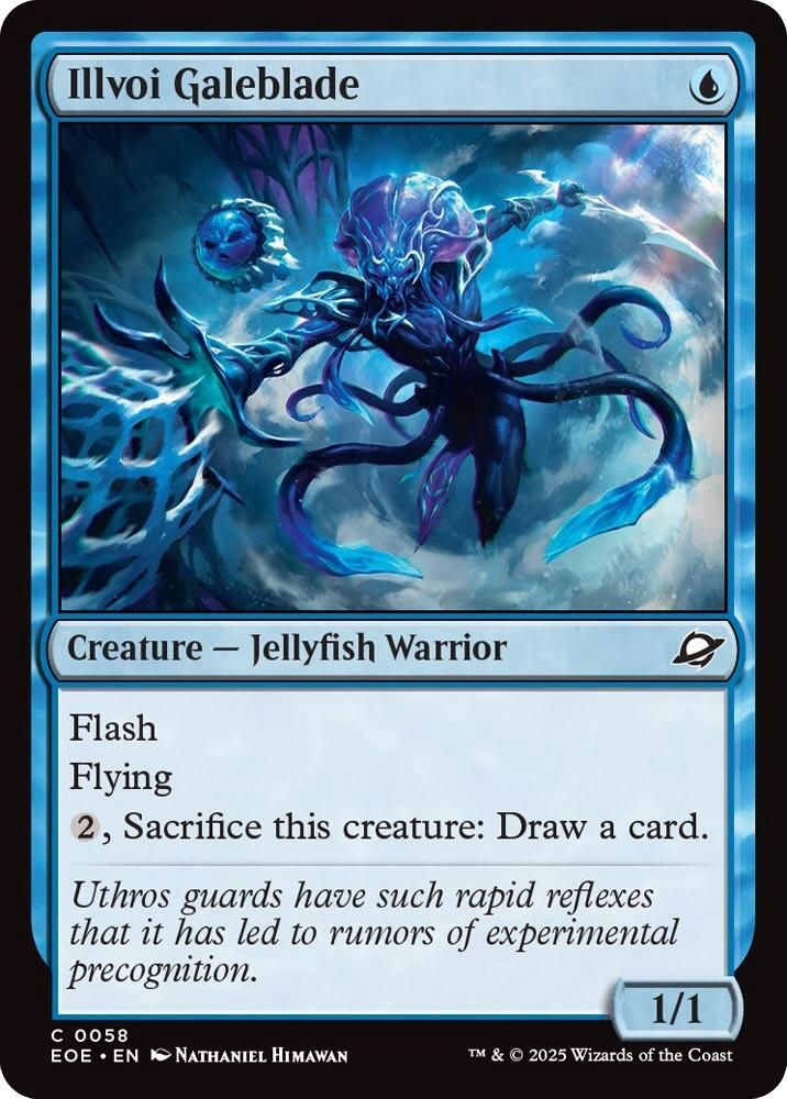 2025 Magic: The Gathering: Edge of Eternities (EOE) - Illvoi Galeblade (#58, Common) (, Near Mint)