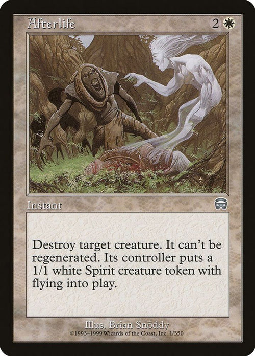 1999 Magic: The Gathering: Mercadian Masques (MMQ) - Afterlife (#1, Uncommon) (, Near Mint)