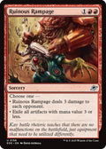 2025 Magic: The Gathering: Edge of Eternities (EOE) - Ruinous Rampage (#158, Uncommon) (, Near Mint)