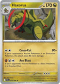2025 Pokemon: SV: Black Bolt (BLK) - Haxorus (#070/086, Rare) (Holofoil, Near Mint)