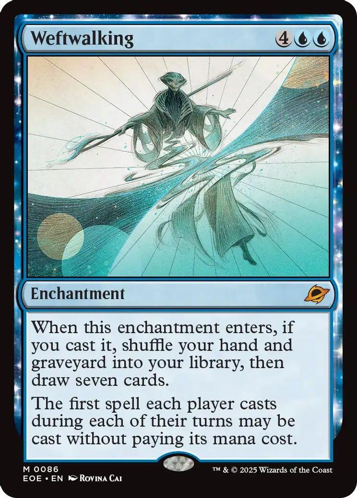2025 Magic: The Gathering: Edge of Eternities (EOE) - Weftwalking (#86, Mythic Rare) (, Near Mint)