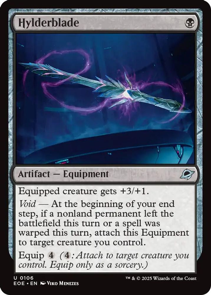 2025 Magic: The Gathering: Edge of Eternities (EOE) - Hylderblade (#106, Uncommon) (, Near Mint)