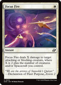 2025 Magic: The Gathering: Edge of Eternities (EOE) - Focus Fire (#18, Common) (, Near Mint)