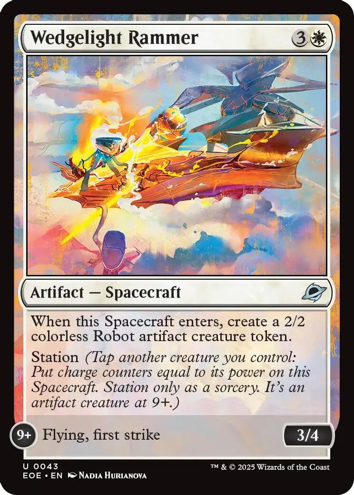 2025 Magic: The Gathering: Edge of Eternities (EOE) - Wedgelight Rammer (#43, Uncommon)