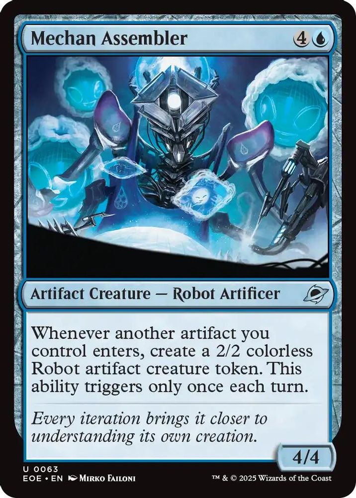 2025 Magic: The Gathering: Edge of Eternities (EOE) - Mechan Assembler (#63, Uncommon)