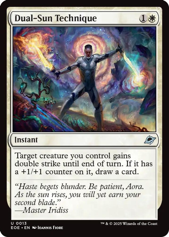 2025 Magic: The Gathering: Edge of Eternities (EOE) - Dual Sun Technique (#13, Uncommon) (, Near Mint)