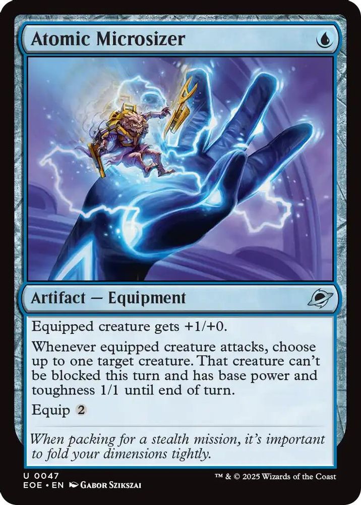 2025 Magic: The Gathering: Edge of Eternities (EOE) - Atomic Microsizer (#47, Uncommon) (, Near Mint)
