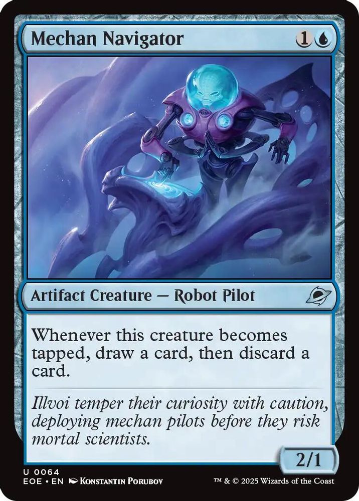 2025 Magic: The Gathering: Edge of Eternities (EOE) - Mechan Navigator (#64, Uncommon) (, Near Mint)