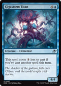 2025 Magic: The Gathering: Edge of Eternities (EOE) - Gigastorm Titan (#57, Uncommon) (, Near Mint)