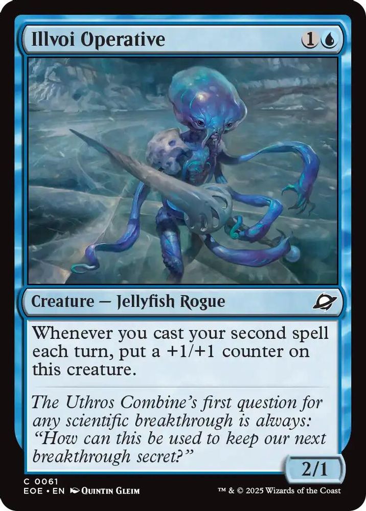 2025 Magic: The Gathering: Edge of Eternities (EOE) - Illvoi Operative (#61, Common)