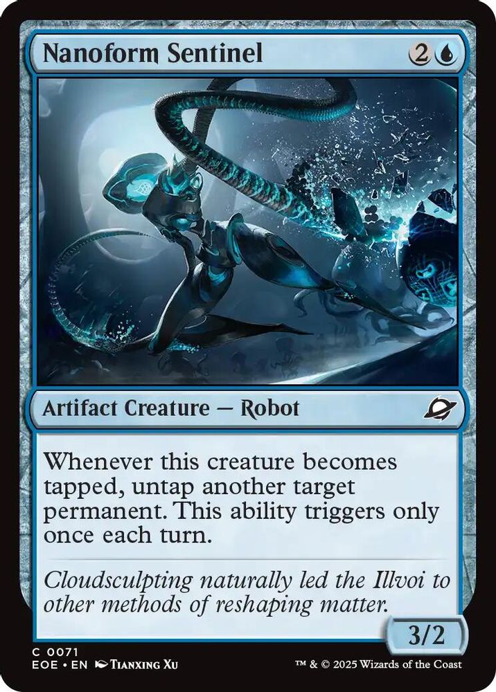 2025 Magic: The Gathering: Edge of Eternities (EOE) - Nanoform Sentinel (#71, Common) (, Near Mint)