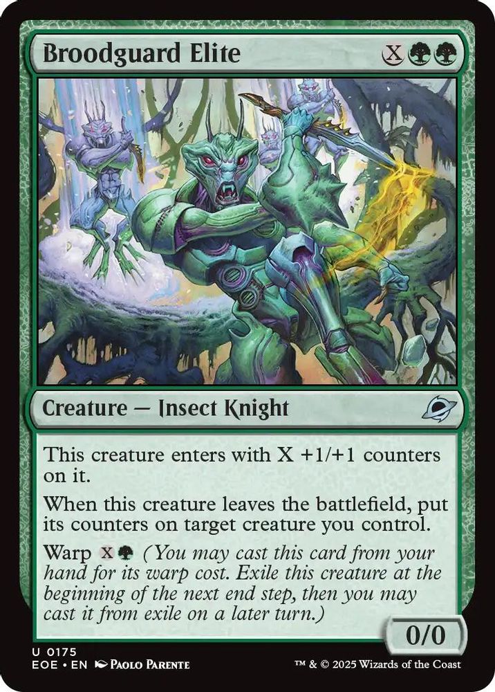2025 Magic: The Gathering: Edge of Eternities (EOE) - Broodguard Elite (#175, Uncommon) (, Near Mint)