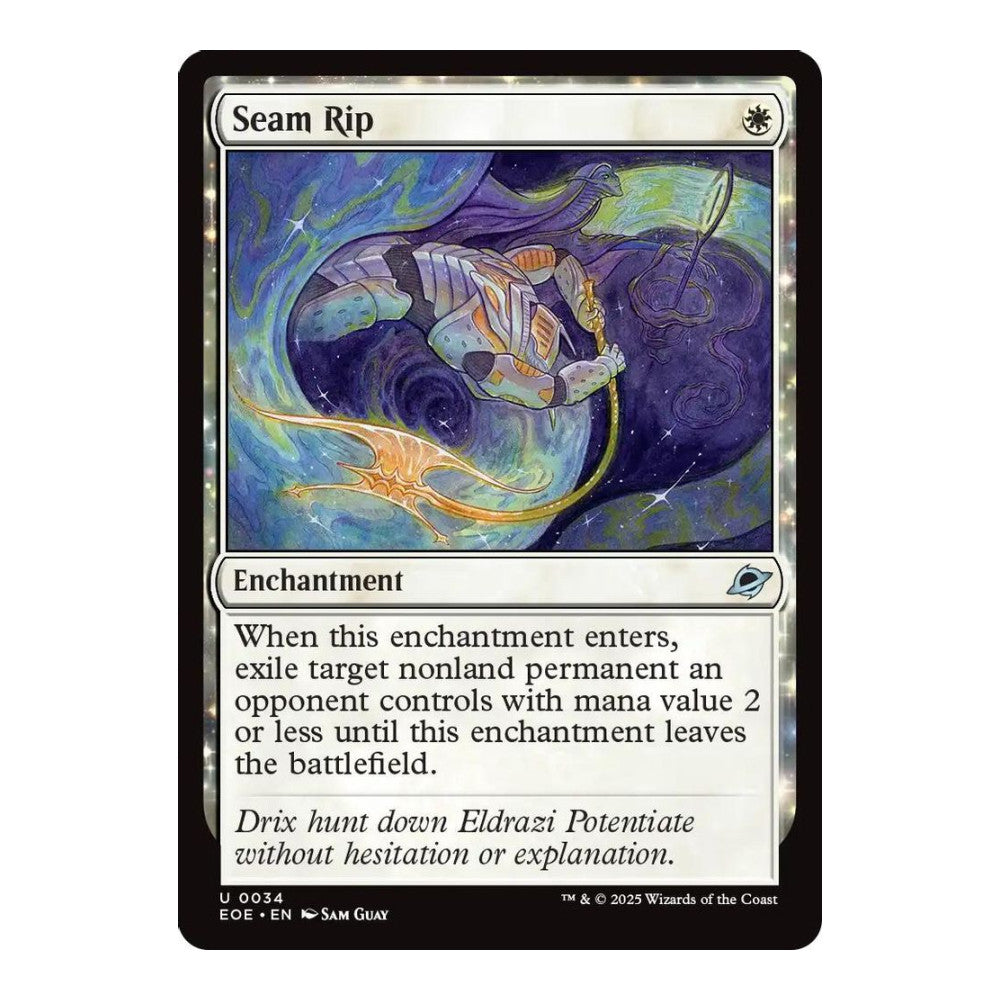 2025 Magic: The Gathering: Edge of Eternities (EOE) - Seam Rip (#34, Uncommon) (, Near Mint)