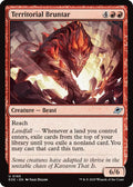 2025 Magic: The Gathering: Edge of Eternities (EOE) - Territorial Bruntar (#165, Uncommon) (, Near Mint)
