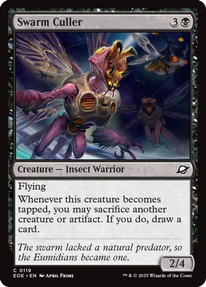 2025 Magic: The Gathering: Edge of Eternities (EOE) - Swarm Culler (#119, Common) (, Near Mint)