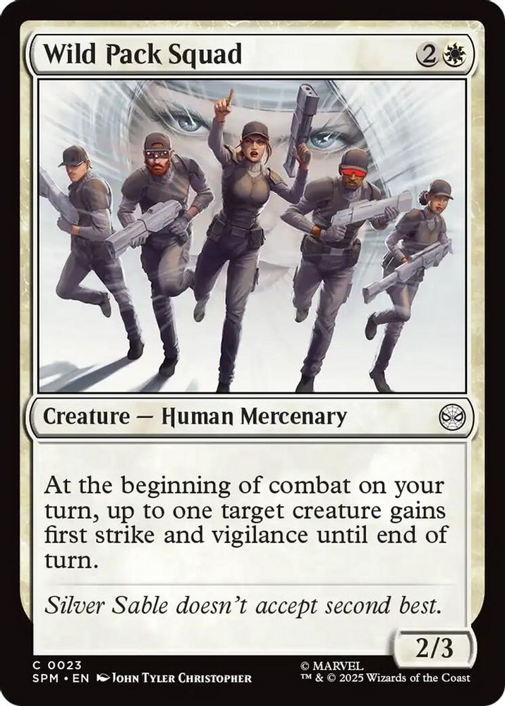 2025 Magic: The Gathering: Marvel's Spider-Man (SPM) - Wild Pack Squad (#23, Common) (, Near Mint)