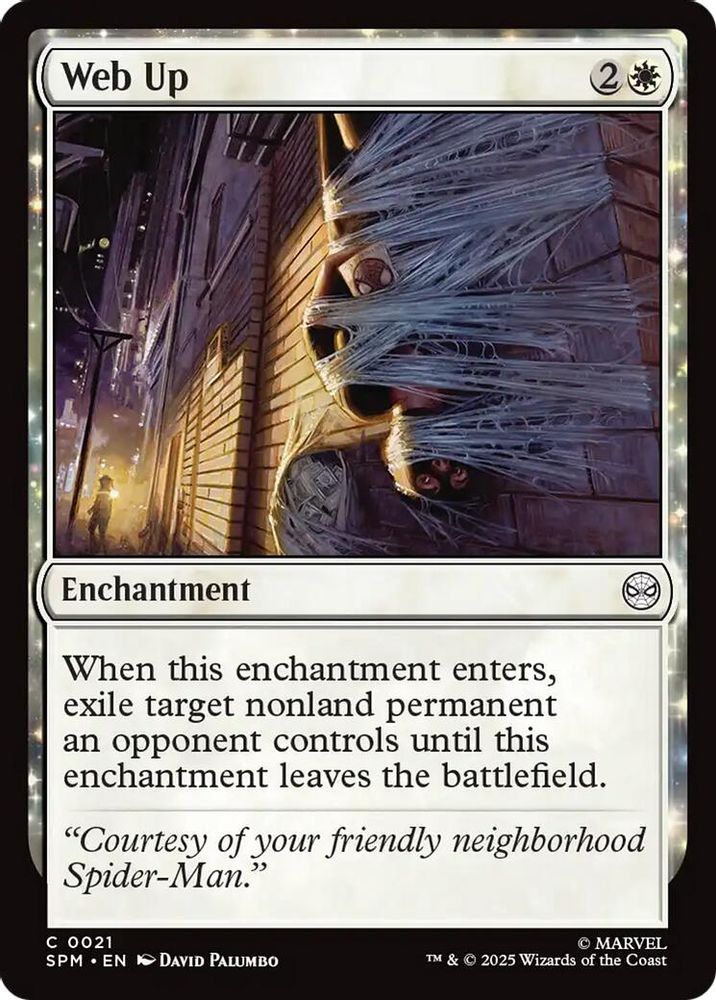 2025 Magic: The Gathering: Marvel's Spider-Man (SPM) - Web Up (#21, Common) (, Near Mint)