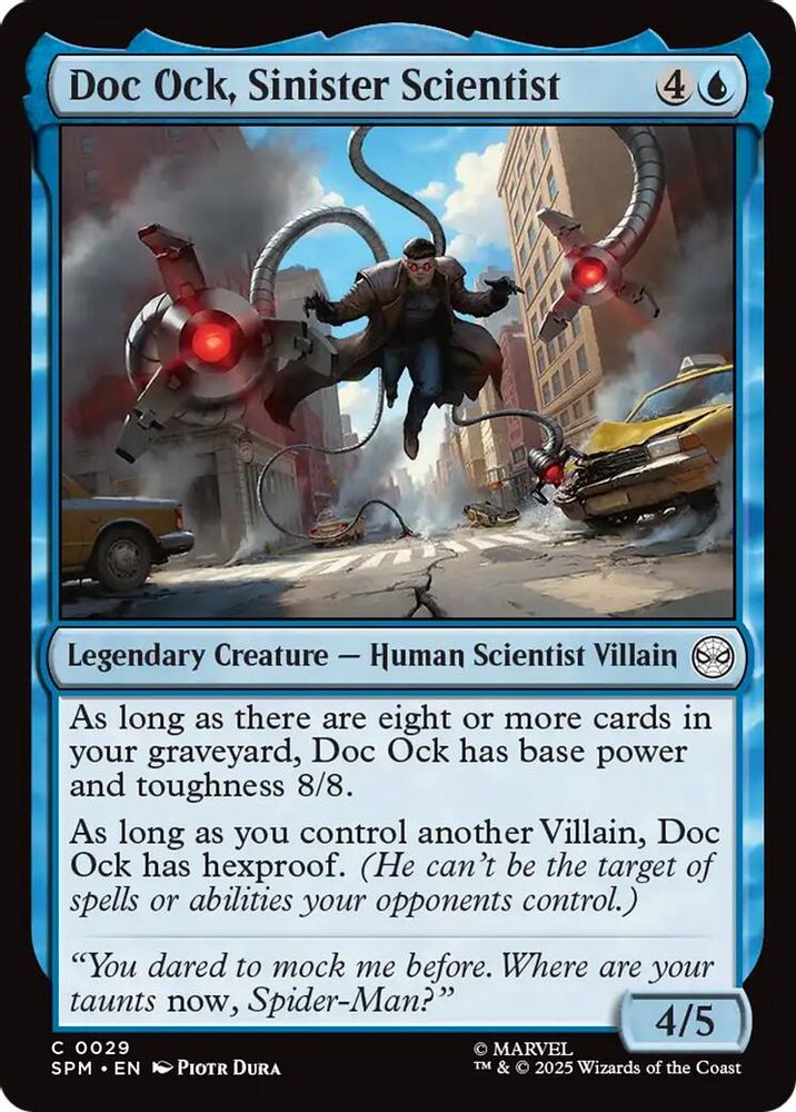 2025 Magic: The Gathering: Marvel's Spider-Man (SPM) - Doc Ock, Sinister Scientist (#29, Common) (, Near Mint)
