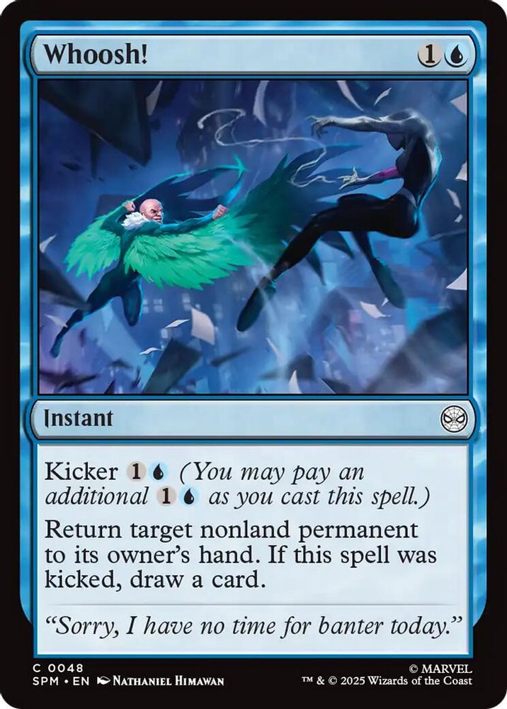 2025 Magic: The Gathering: Marvel's Spider-Man (SPM) - Whoosh! (#48, Common) (Foil, Near Mint)