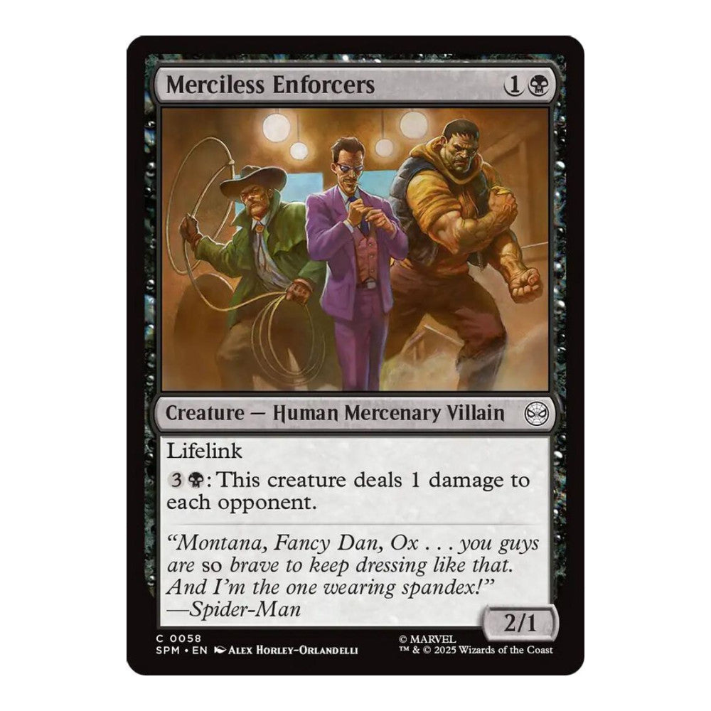 Merciless Enforcers - Marvel's Spider-Man () - Near Mint -