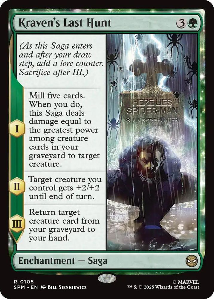 2025 Magic: The Gathering: Marvel's Spider-Man (SPM) - Kraven's Last Hunt (#105, Rare) (, Near Mint)