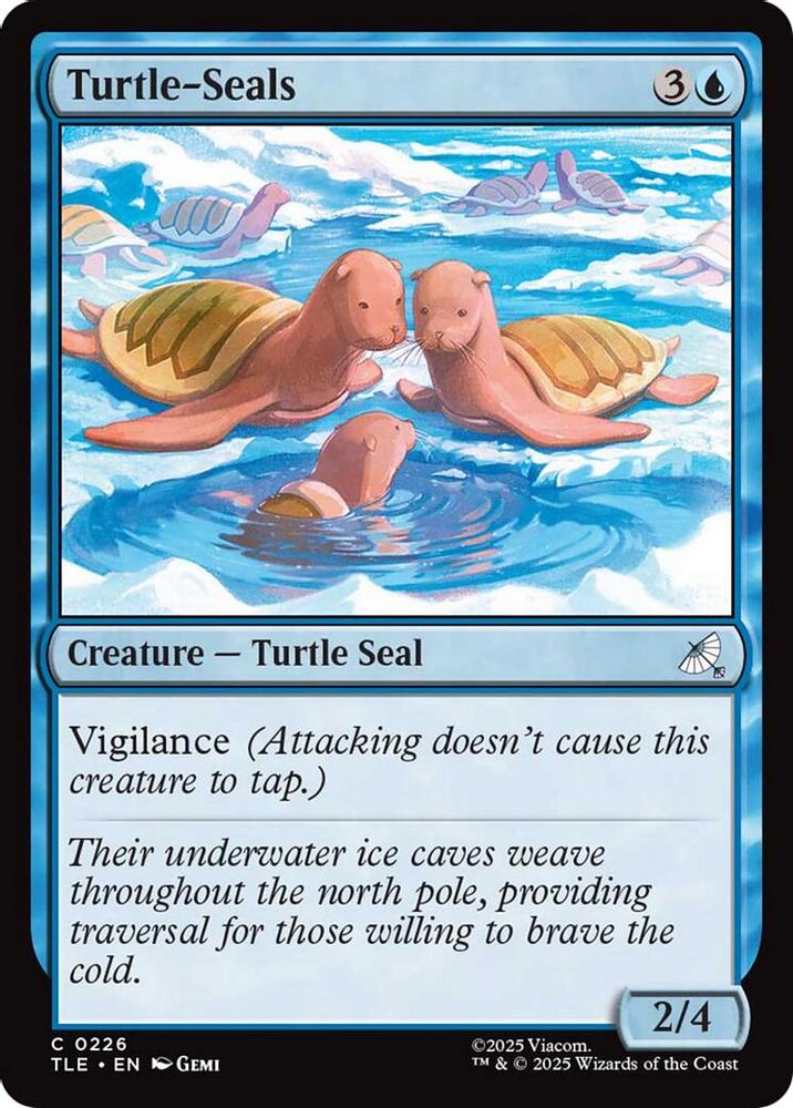 2025 Magic: The Gathering: Avatar: The Last Airbender: Eternal-Legal (TLE) - Turtle Seals (#226, Common) (, Near Mint)