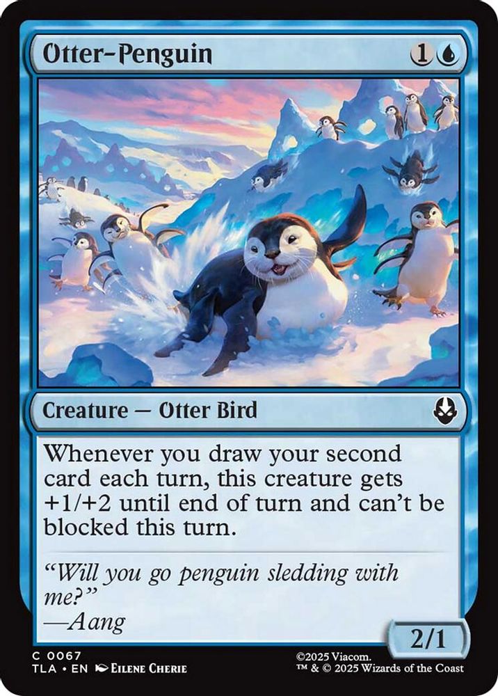 2025 Magic: The Gathering: Avatar: The Last Airbender (TLA) - Otter Penguin (#67, Common) (, Near Mint)