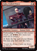 2025 Magic: The Gathering: Avatar: The Last Airbender (TLA) - Zuko Exiled Prince (#163, Uncommon) (, Near Mint)